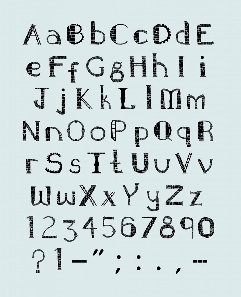 A typeface inspired by the Thames Tunnel