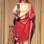 Statue of St Barbara from the Museum of London Docklands (copyright permission being sought)