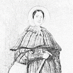 Sketch of original painting of Martine Bertereau by Sophie Brissette