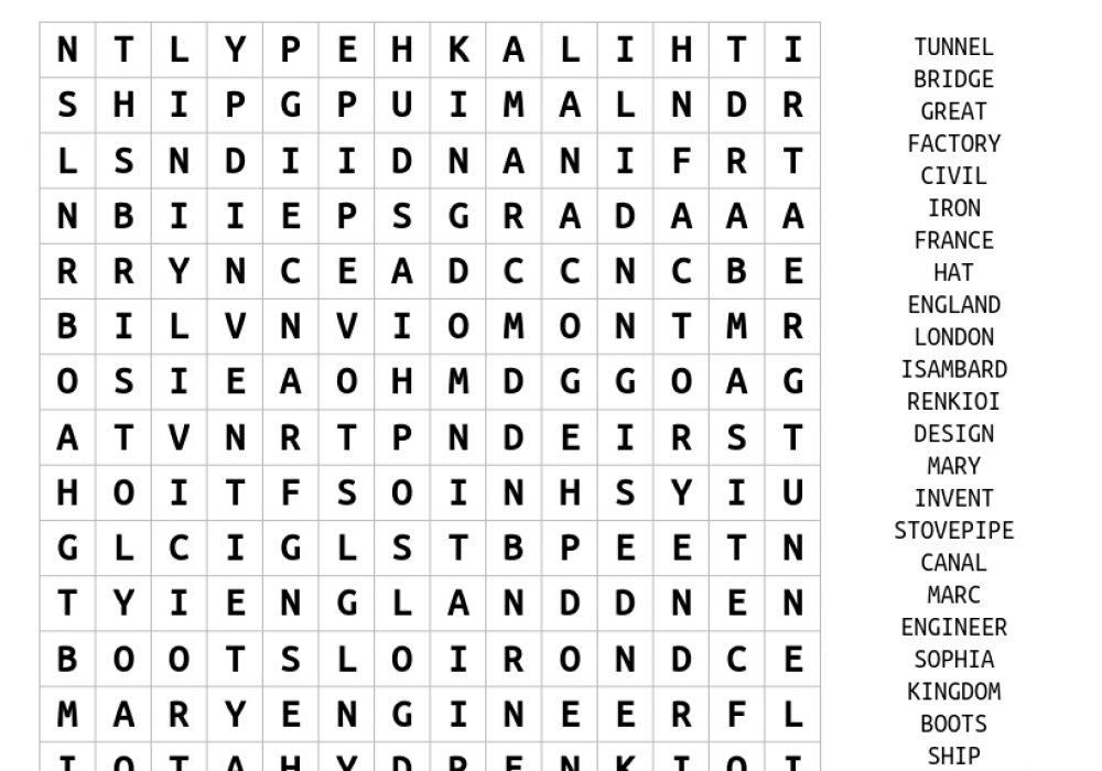 Word Search Image