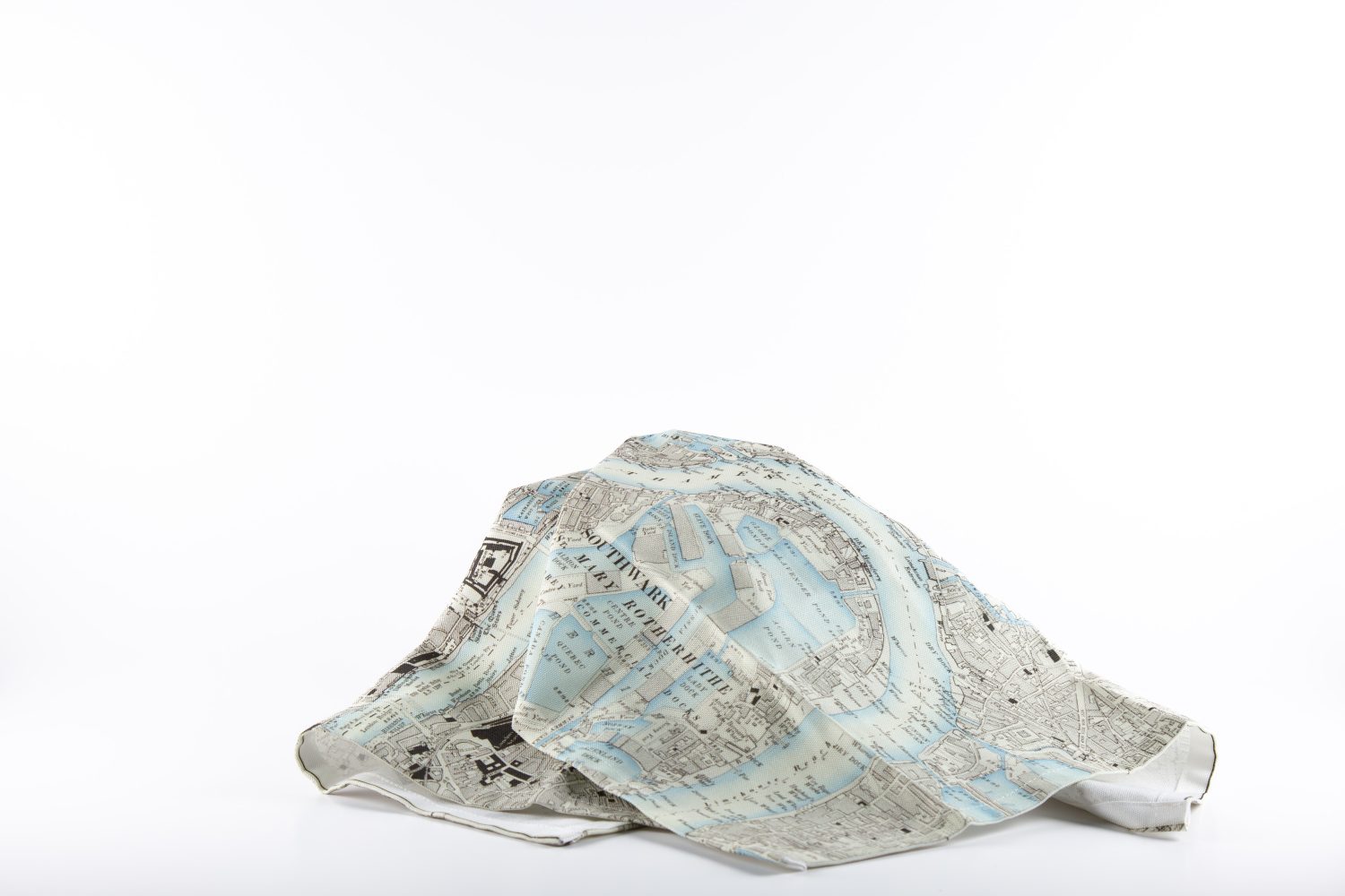 Vintage London Map Scarf