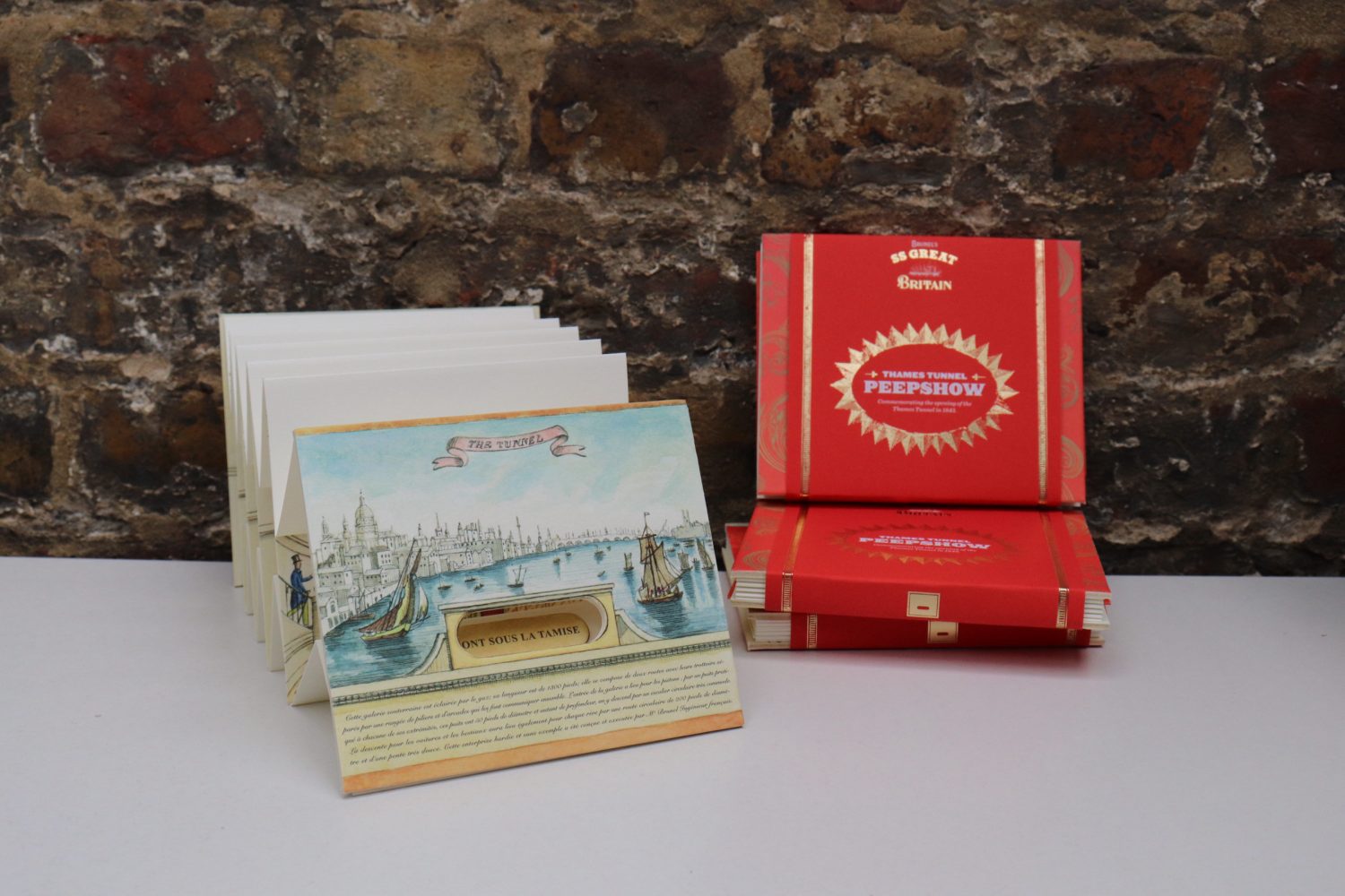 Image showing the foldable victorian peepshow replica