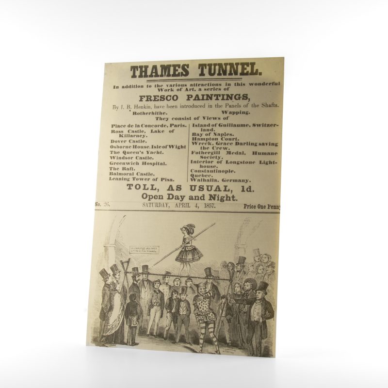 Poster: Thames Tunnel Fresco Painting