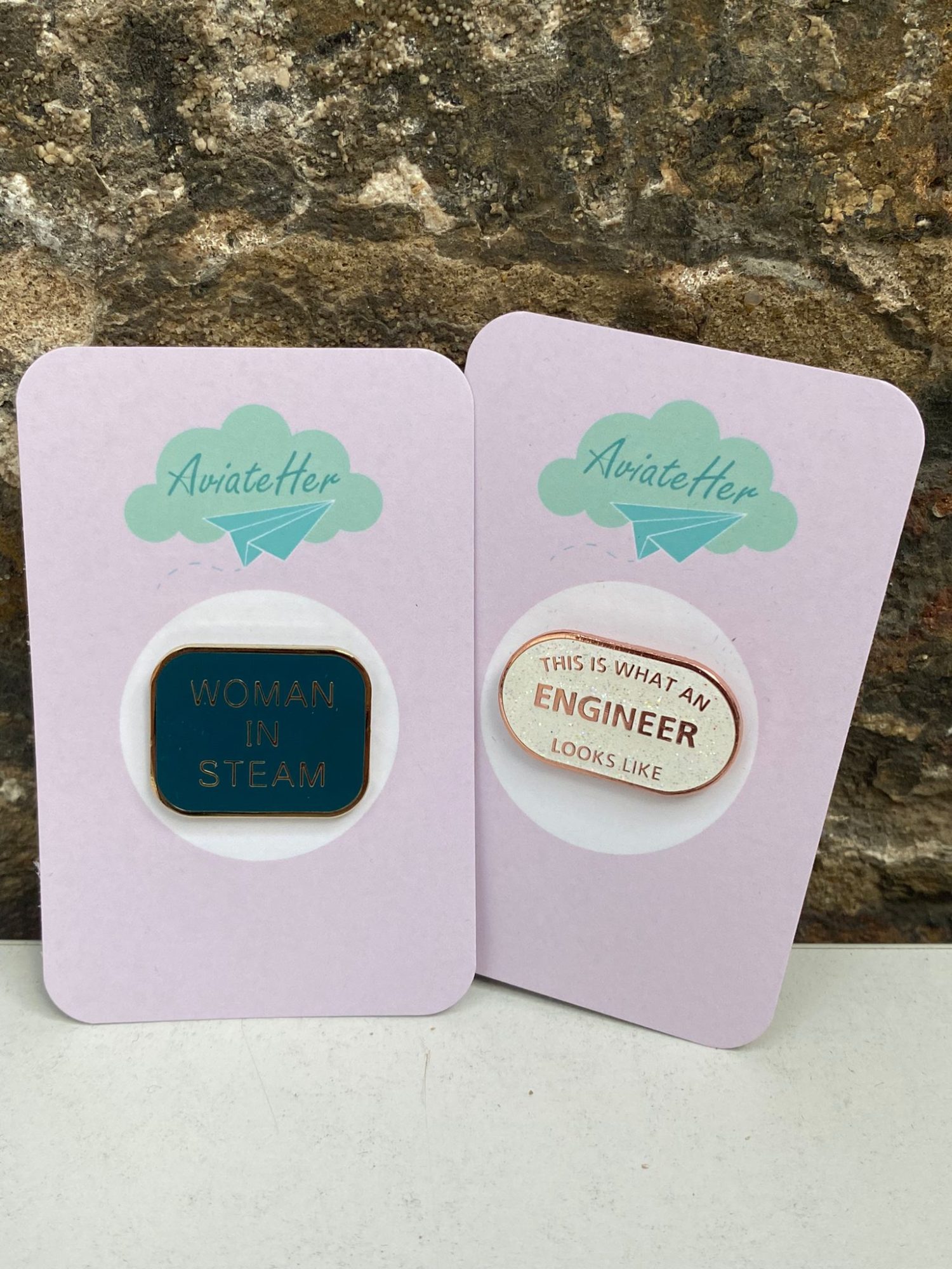 Pin Badges - AviateHer