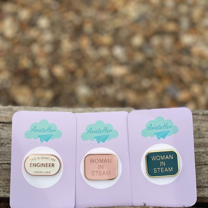 Pin Badges - AviateHer