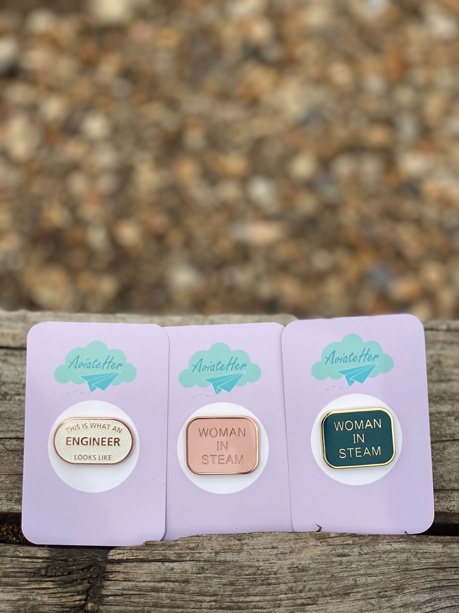 Pin Badges - AviateHer