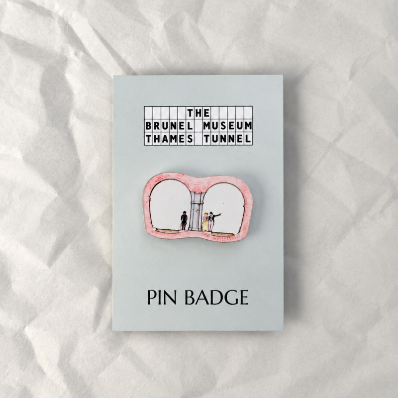 Watercolour Pin Badge